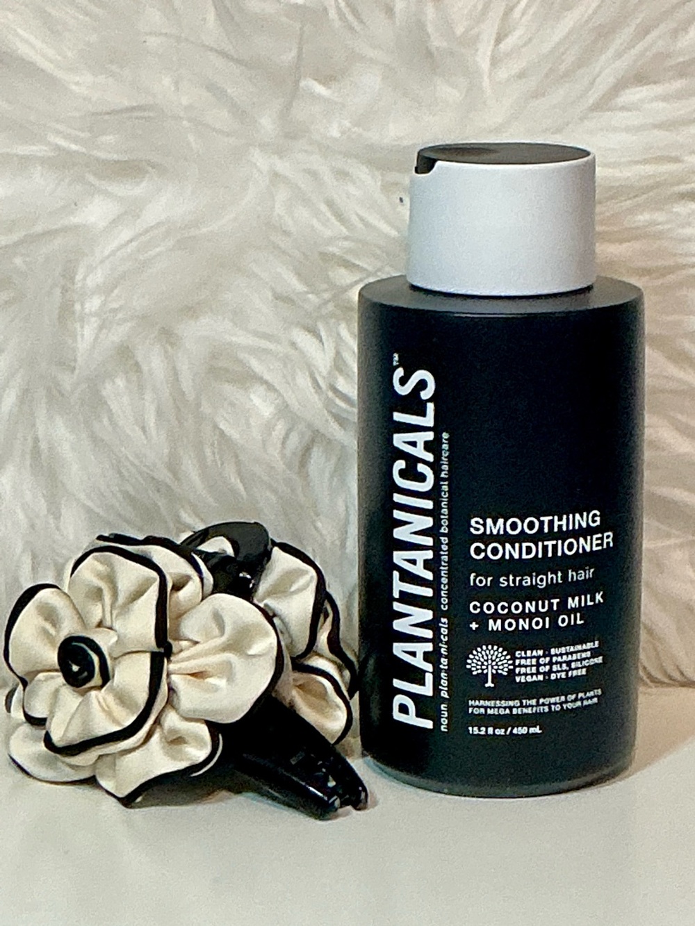 Plantanicals Smoothing Conditioner & Camelia Flower Hair Clip NEW